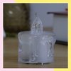 Imagen de Pack 6 Velas De Luz Led Acrílicas Luz Cálida 3,5cm X 5cm