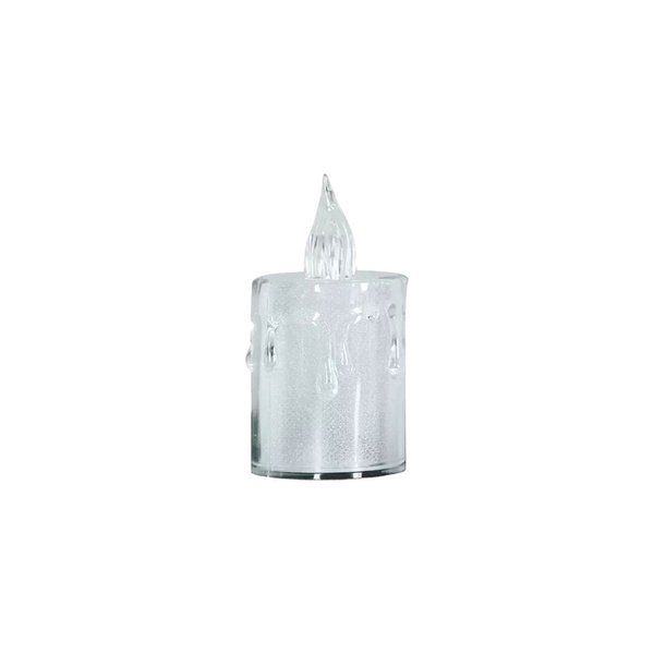 Imagen de Vela De Luz Led Acrílica Luz Cálida 3,5cm Ancho X 8cm Alto