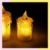 Imagen de Vela De Luz Led Acrílica Luz Cálida 3,5cm Ancho X 8cm Alto