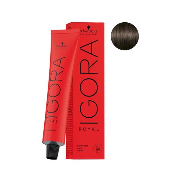 Imagen de Tinta Permanente Schwarzkopf Igora Royal Tono 4-0 60gr
