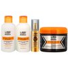 Imagen de Alisado Progresivo Liss Expert 250ml + Shampoo Sin Sal 250ml + Acondicionador Sin Sal 250ml + Aceite De Argán 50ml
