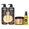 Imagen de Mascara De Células Madre Riviera 350gr + Shampoo Sin Sal 1L + Acondicionador Sin Sal 1L + Aceite Argán Oleo 100ml