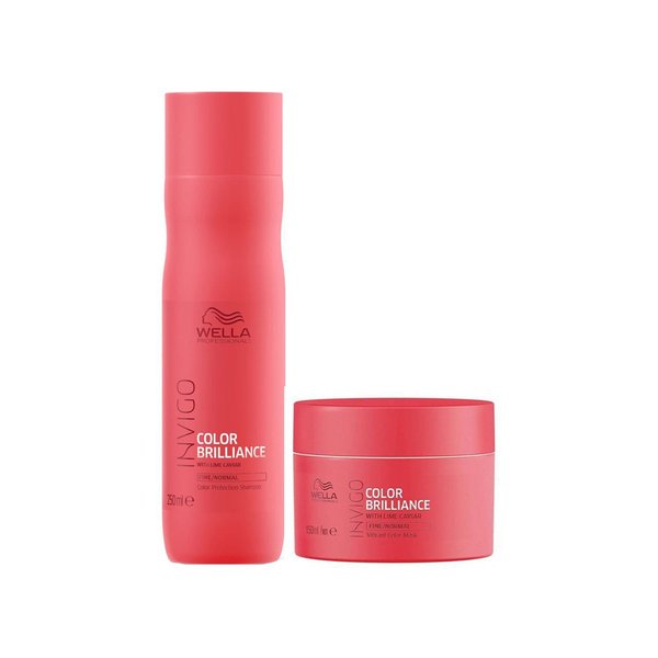 Imagen de Pack Wella Invigo Color Brilliance Shampoo 250ml + Máscara 150ml