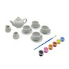 Imagen de Juego De Cerámica 11 Piezas Para Pintar + Pincel + Pintura