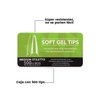 Imagen de Tips Transparentes Medium Stilleto Para Soft Gel 550 Unidades