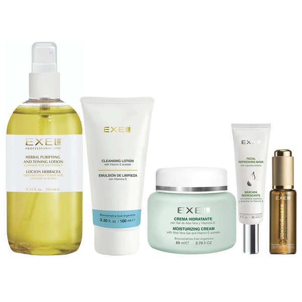 Imagen de Kit De Cuidado Facial Ultra Nutritivo Exel Con Aloe Vera Y Vitamina E
