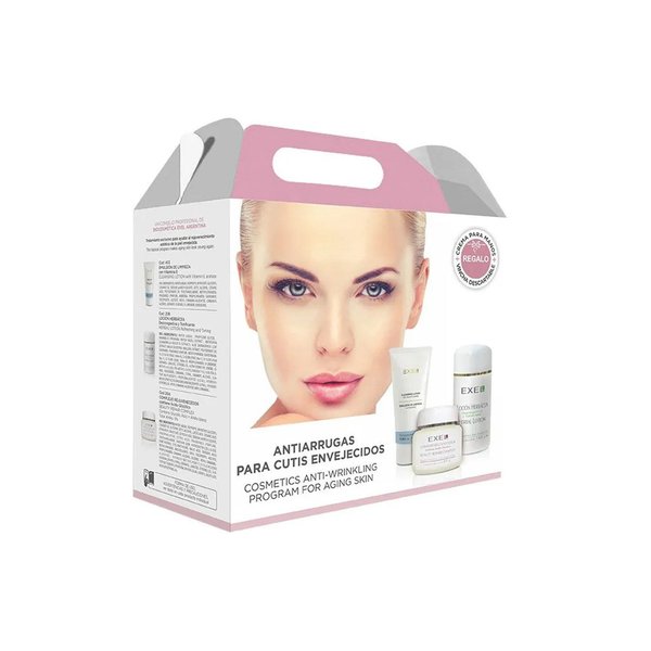 Imagen de Kit Programa Antiarrugas Cutis Envejecido Exel + Cofia + Crema Para Manos