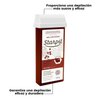 Imagen de Pack 12 Ceras Depilatorias Rollon Starpil Chocolate 100gr