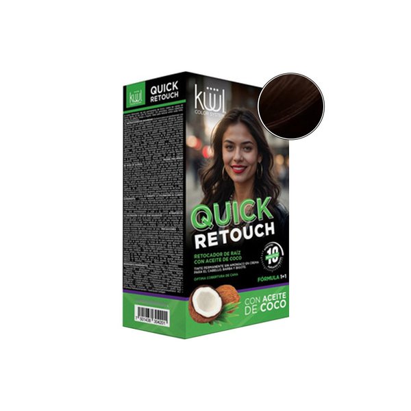 Imagen de Tinta Permanente Kuul Quick Retouch Castaño Oscuro 10 minutos 50ml