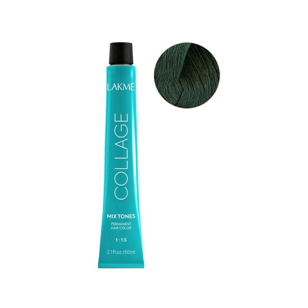Imagen de Tinta Permanente Vegana Lakme Collage Mix Tones N° 0/10 60ml
