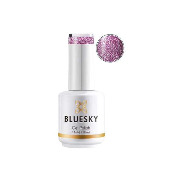 Imagen de Esmalte De Uñas Gel Semipermanente Bluesky Vanty Glitter 15ml
