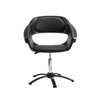 Imagen de Silla Para Peluquería Dompel Primma Manual Profesional Negra