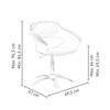 Imagen de Silla Para Peluquería Dompel Primma Manual Profesional Negra