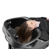 Imagen de Lavacabeza Lavatorio Para Peluquería Dompel Champ Reclinable Negro