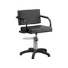 Imagen de Silla Para Peluquería Dompel Titan Hidráulica Giratoria Negra