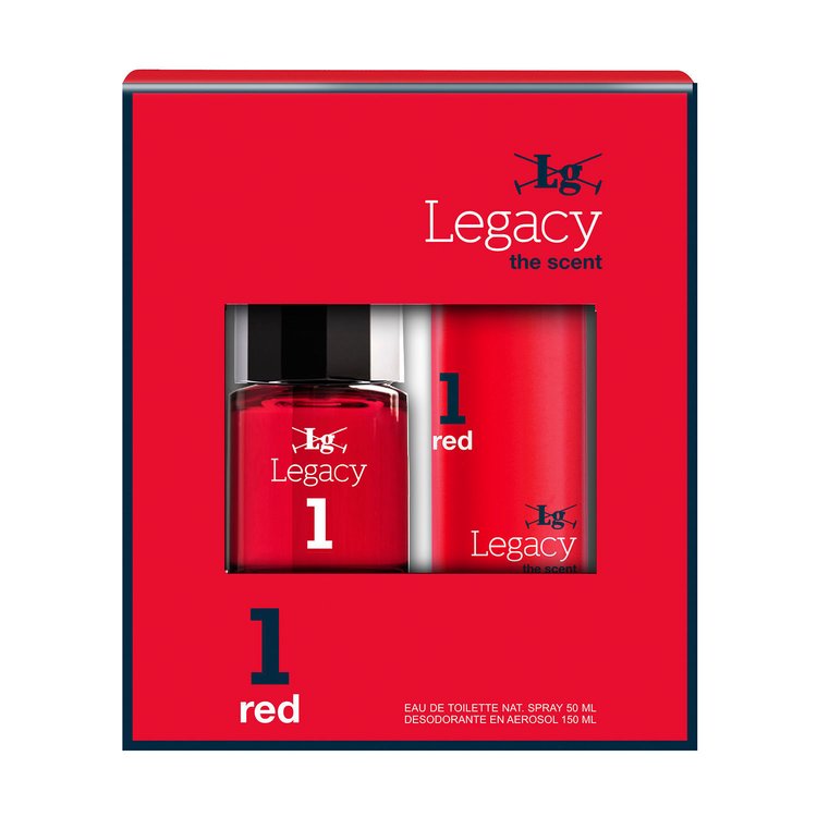 Imagen de Legacy Estuche de Hombre 1 Red  50 ml + Desodorante Spray