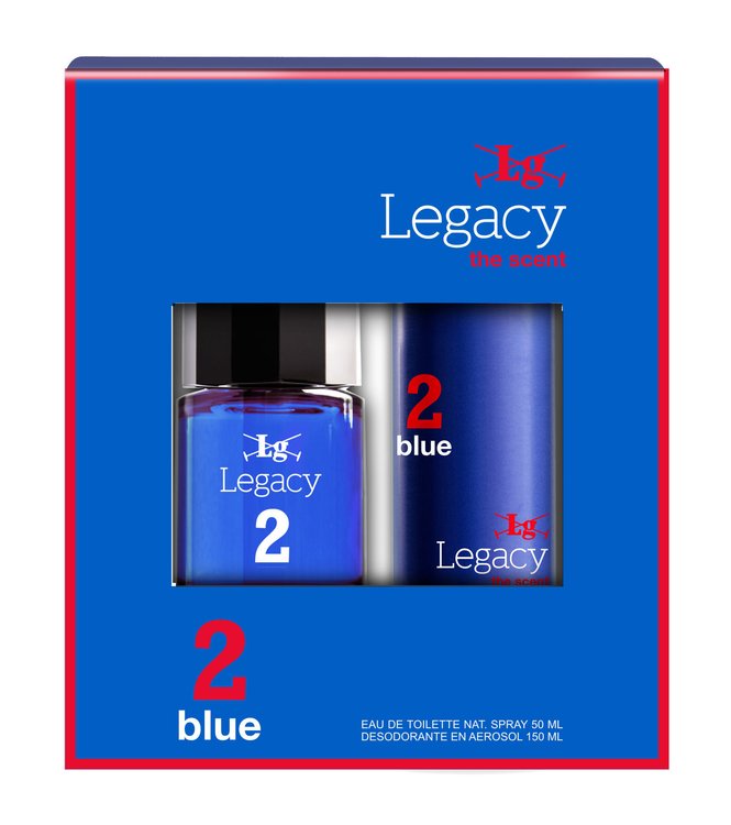 Imagen de Legacy  Estuche  2 Blue  50 ml + Desodorante Spray