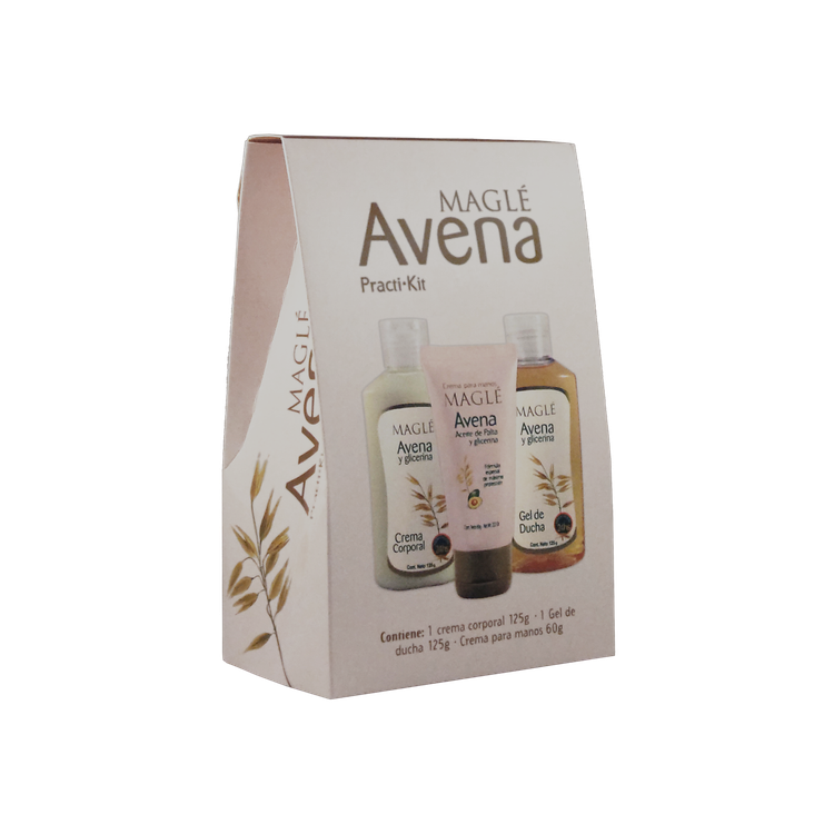 Imagen de Magle Pack De Gel Ducha + Manos + Crema Corporal De Avena