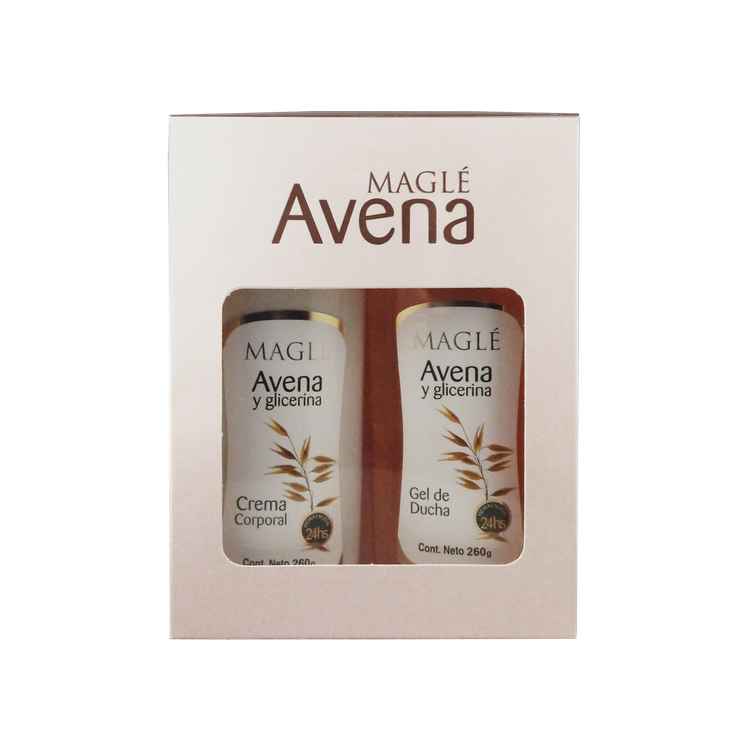 Imagen de Pack Magle Avena Lujo (Crema Corporal + Gel Ducha)