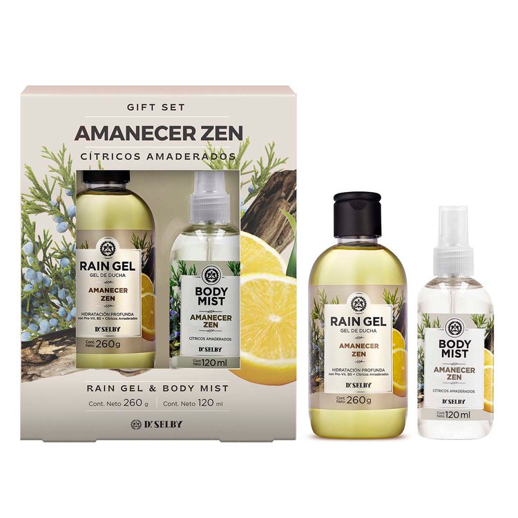 Imagen de Rain Gel Estuche Amanecer Zen + Body Mist 120 ml