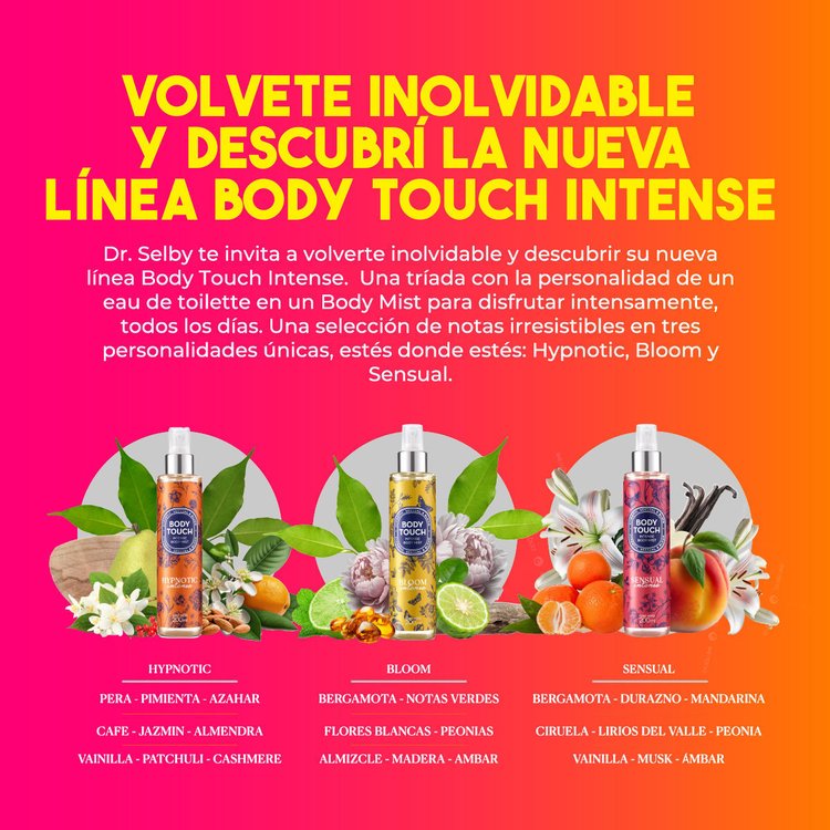Imagen de Body Touch Colonia Hypnotic 200 ml