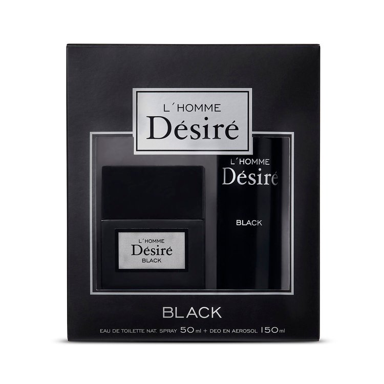 Imagen de Desire  Black  Estuche de Hombre  50 ml con Desodorante en Aerosol