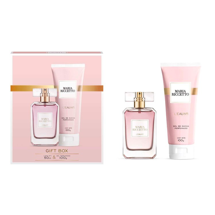 Imagen de María Riccetto Estuche Perfume De Mujer  Eau De Toilette Nº1  50 ml+ Gel Ducha 100 ml