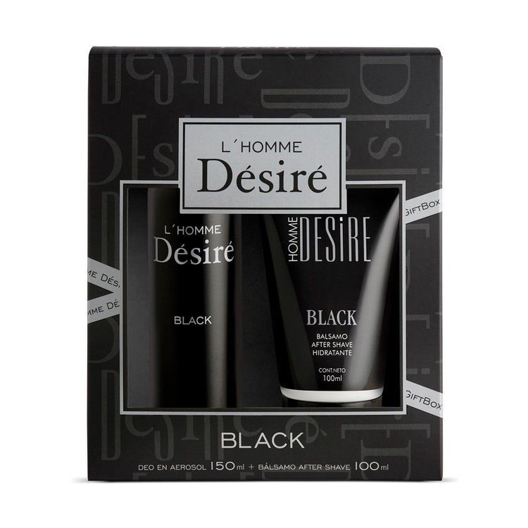 Imagen de Desiré Estuche Black  Desodorante + After Shave