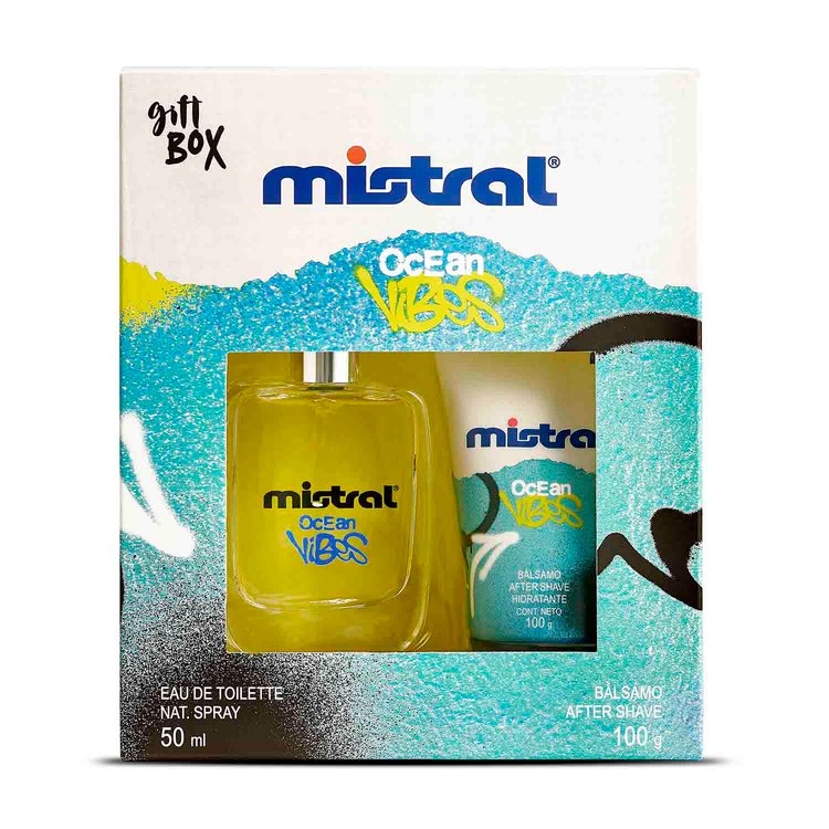 Imagen de Mistral Estuche Ocean Vibes 50 ml + After Shave