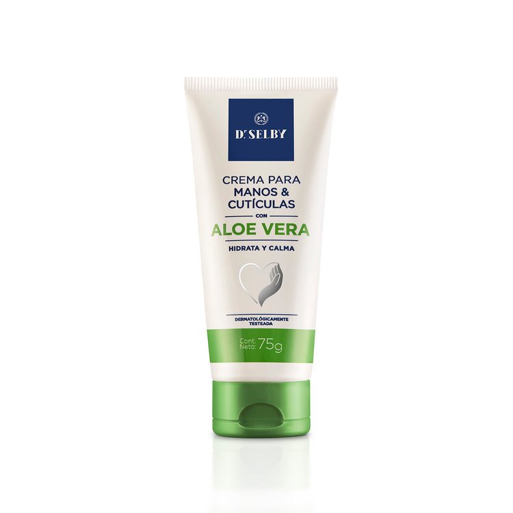 Imagen de Dr Selby Crema Para Manos y Cutículas Aloe Vera 75 gr