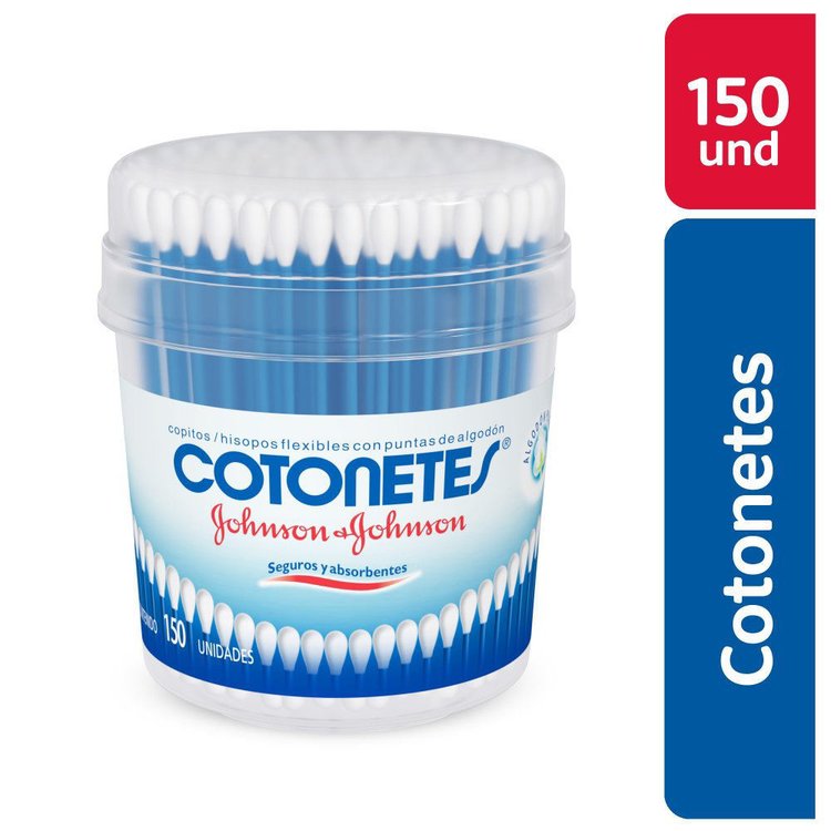 Imagen de Johnson´S Cotonetes De Algodon Pote 150 ml