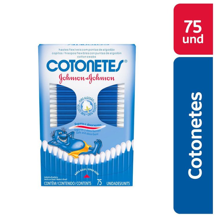 Imagen de Johnson's Baby Cotonetes  75 unidades