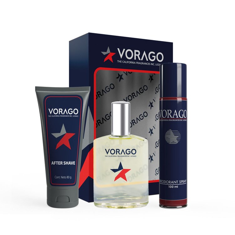 Imagen de Estuche Vorago Edt 50Ml, After Shave Y Desodrante 100Ml
