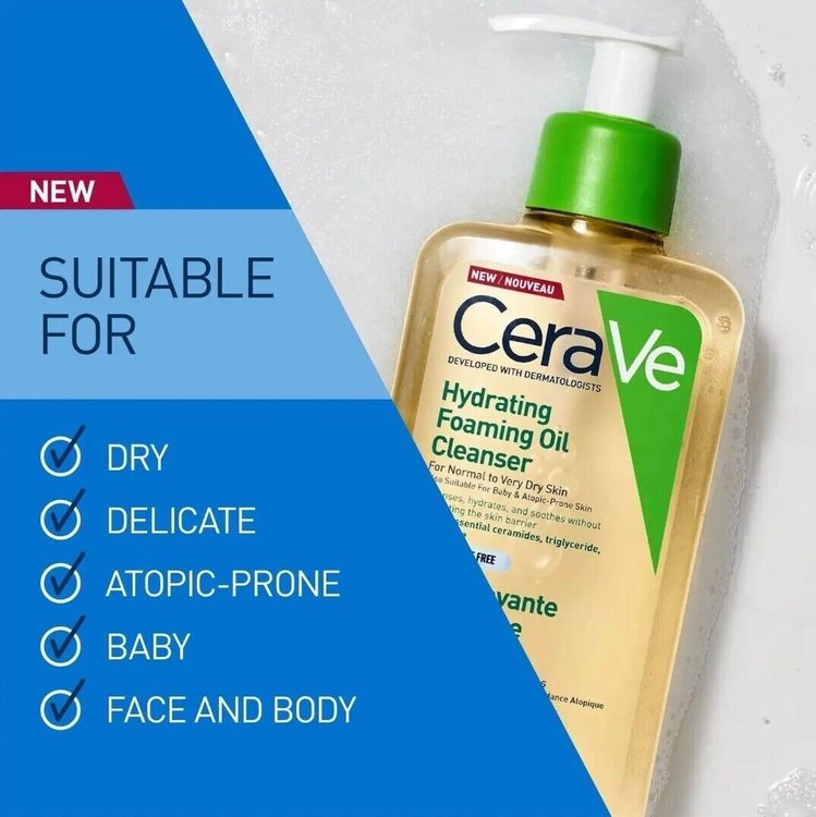 Imagen de Cerave Limpiador Hidratante Espumoso En Aceite 473 ml