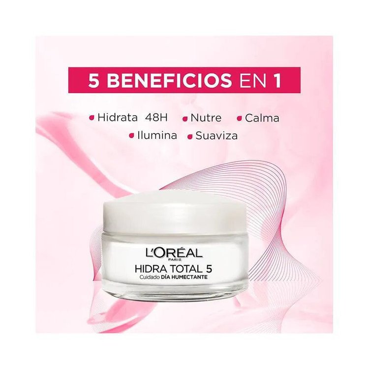 Imagen de L´Oréal Paris Crema Facial  Hidra Total 5 Humectante 50 ml