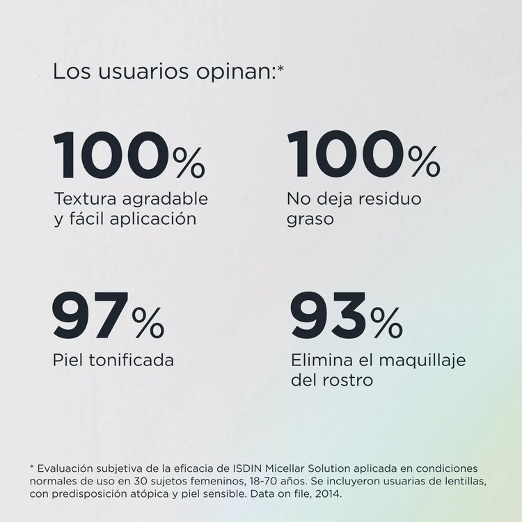 Imagen de Isdin Agua Solucion Micellar 4 En 1  400 ml