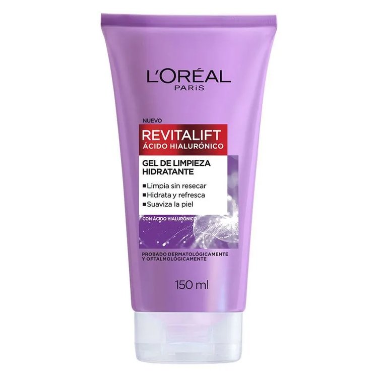 Imagen de L'Oreal Paris Gel De Limpieza Facial Revitalift con Ácido Hialurónico 150 ml