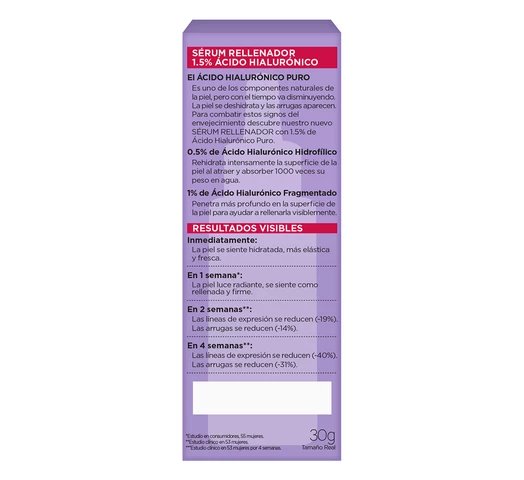 Imagen de L'Oréal Paris Serum Revitalift Ácido Hialurónico  Facial 30 ml