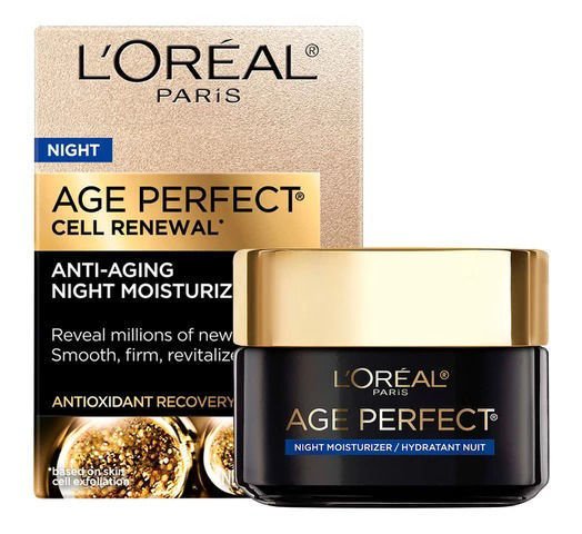 Imagen de L'Oreal Paris Crema Hidratante Noche Age Perfect Renovación Celular de 50 ml