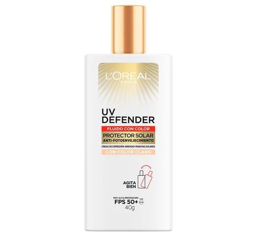 Imagen de L'Oréal Paris Protector Solar  Facial Uv Defender Con Color Fps 50   Tono Claro 40 gr