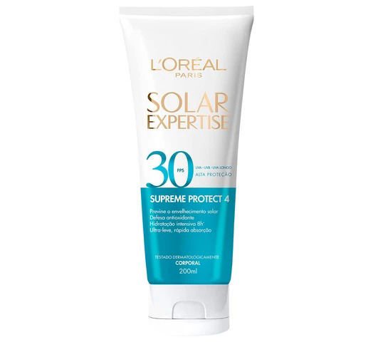 Imagen de L'Oreal Paris Protector Solar Expertise supreme 4 SPF 30 200 ml