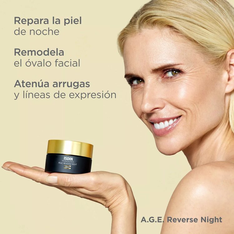 Imagen de Isdin Isdinceutics Crema Reparadora A.G.E. Reverse Night 51 g