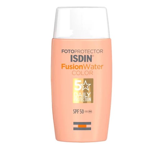 Imagen de Isdin Protector Solar Fusion Water Color Spf 50 + 50 ml