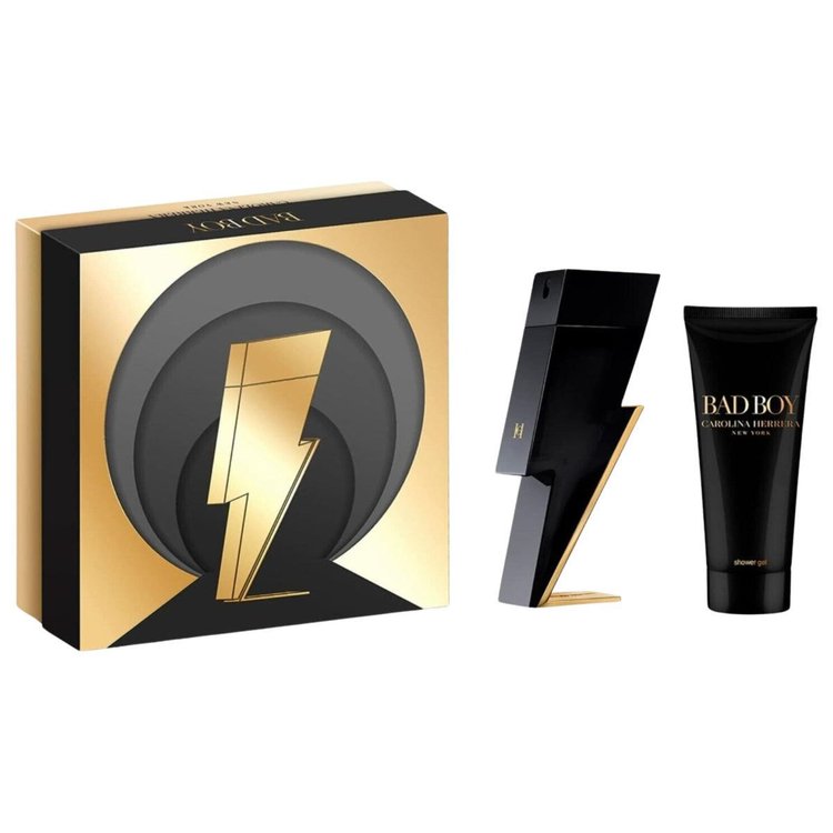 Imagen de Carolina Herrera Estuche Bad Boy Perfume de Hombre  100 ml + Shower Gel