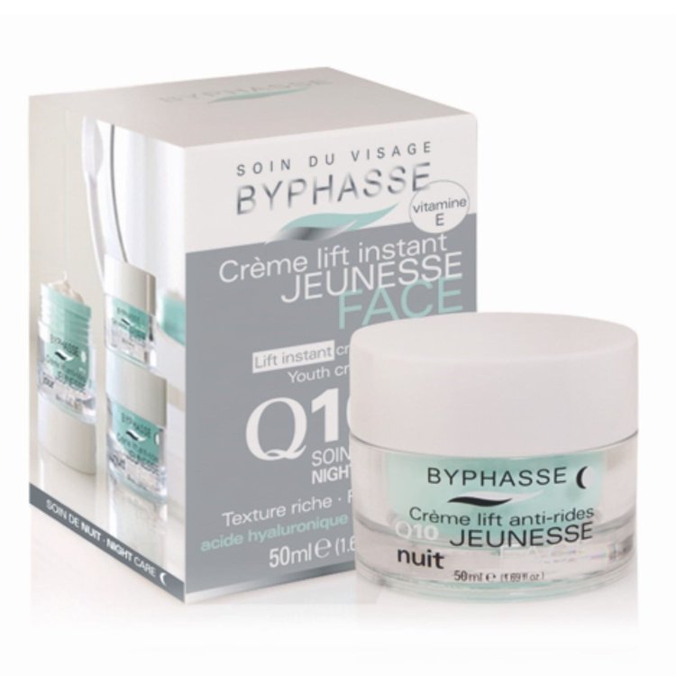 Imagen de Byphasse Crema para la Noche Q10 con Acido Hialurónico 60 ml