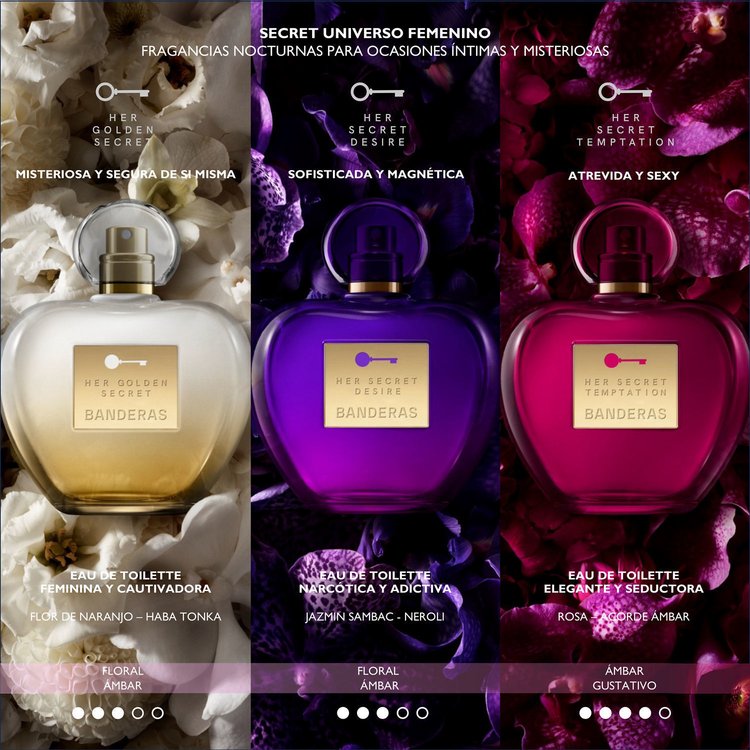 Imagen de Banderas Her Secret Desire Perfume de Mujer 50 ml
