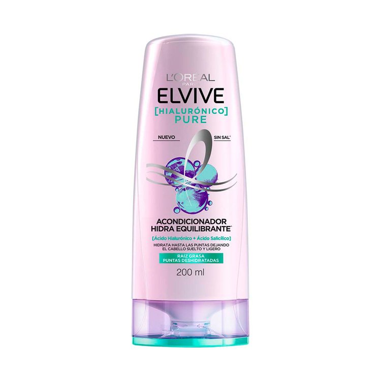 Imagen de L'Oréal Paris Acondicionador Elvive  Hialurónico Pure 200 ml