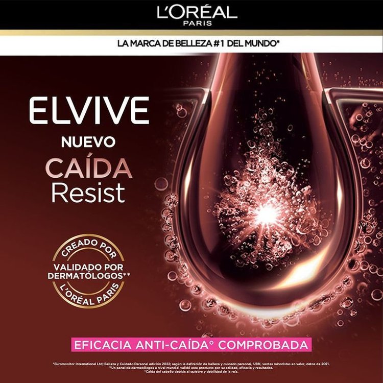 Imagen de L'Oréal Paris Elvive Crema Tratamiento Caida Resist con Aminexil  300 gr