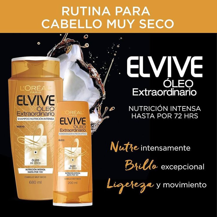 Imagen de L'oréal Paris Acondicionador Elvive  Oleo Extraordinario 370 ml
