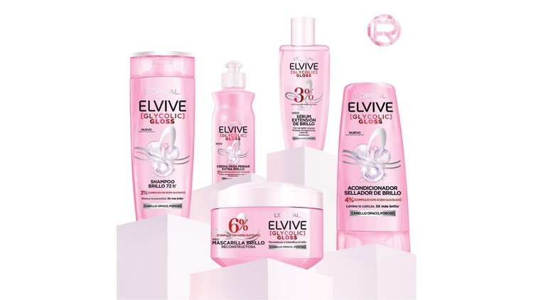 Imagen de L'Oréal Paris Crema Para Peinar  Elvive Glycolic Gloss 300 ml